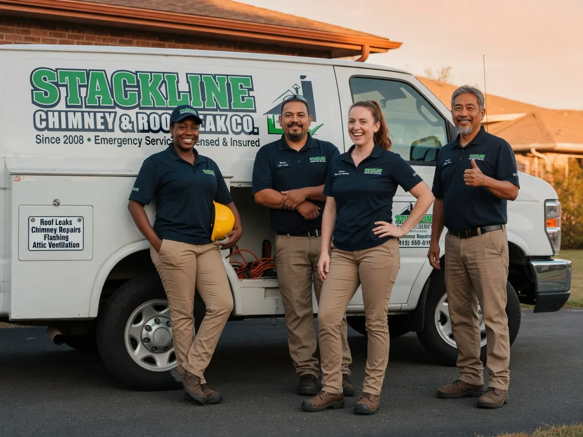 Chimney flashing repair company in Leland, MI